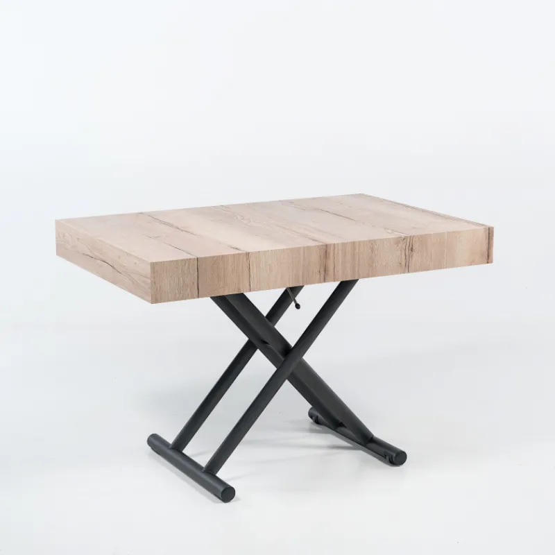 Altacom Ulisse Table relevable en mélaminé avec allonges> Table De Salon|Table Pour Petit Espace