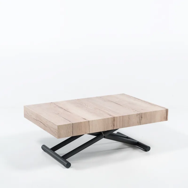 Altacom Ulisse Table relevable en mélaminé avec allonges> Table De Salon|Table Pour Petit Espace