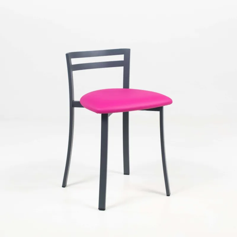 Carrier Urane ® Chaise de cuisine avec dossier bas en métal fabriquée en France> Chaise De Cuisine