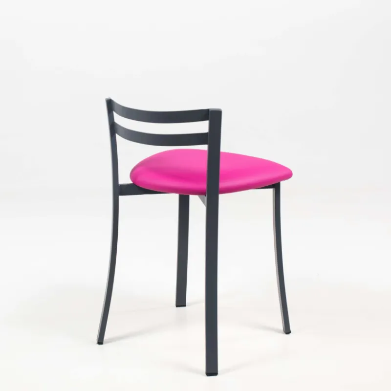 Carrier Urane ® Chaise de cuisine avec dossier bas en métal fabriquée en France> Chaise De Cuisine
