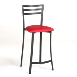 Carrier Urane ® Tabouret de bar en métal assise synthétique fabrication française><noscript><img width=