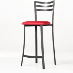 Carrier Urane ® Tabouret de bar en métal assise synthétique fabrication française><noscript><img width=