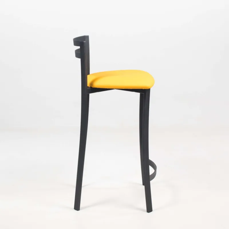Carrier Urane ® Tabouret snack avec dossier bas en synthétique et métal made in France> Tabouret Snack (assise +/- 65 Cm)|Tabouret De Bar (assise +/- 80 Cm)
