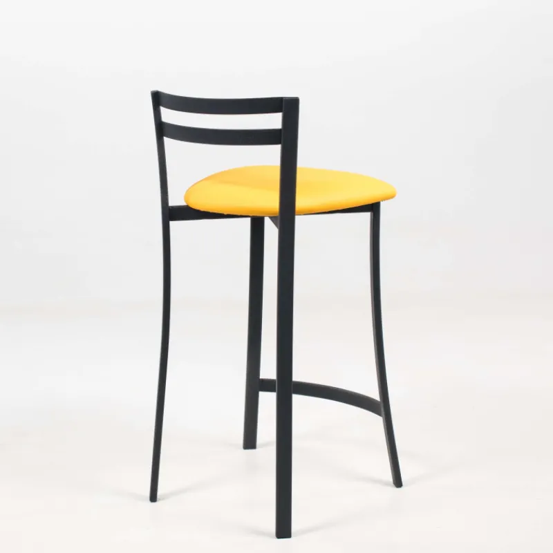 Carrier Urane ® Tabouret snack avec dossier bas en synthétique et métal made in France> Tabouret Snack (assise +/- 65 Cm)|Tabouret De Bar (assise +/- 80 Cm)