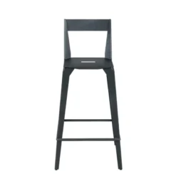 Carrier Valence ® Tabouret snack industriel français en métal avec dossier><noscript><img width=