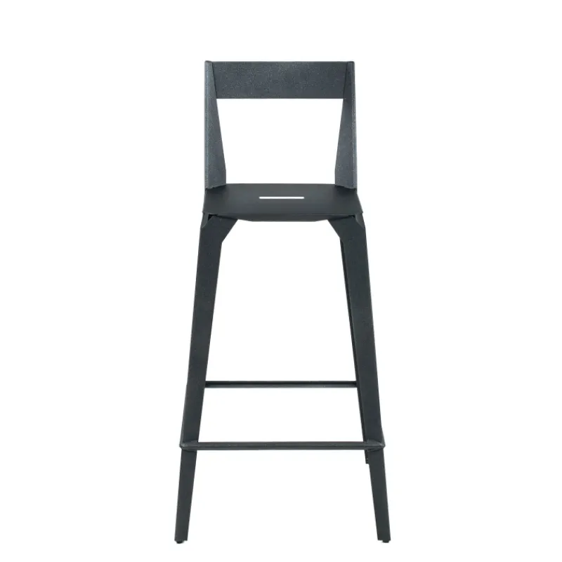 Carrier Valence ® Tabouret snack industriel français en métal avec dossier> Tabouret De Bar (assise +/- 80 Cm)|Tabouret Snack (assise +/- 65 Cm)