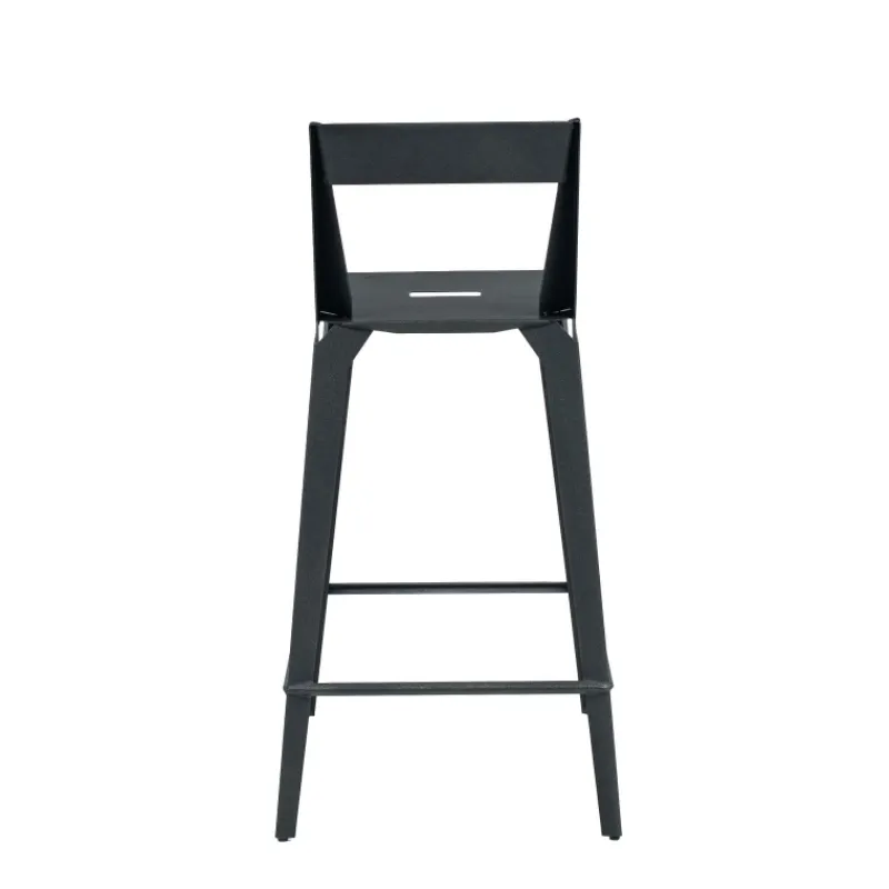Carrier Valence ® Tabouret snack industriel français en métal avec dossier> Tabouret De Bar (assise +/- 80 Cm)|Tabouret Snack (assise +/- 65 Cm)