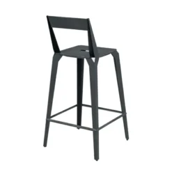 Carrier Valence ® Tabouret snack industriel français en métal avec dossier><noscript><img width=