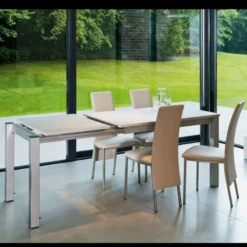 Perfecta Valencia Table de cuisine rectangulaire avec allonge><noscript><img width=