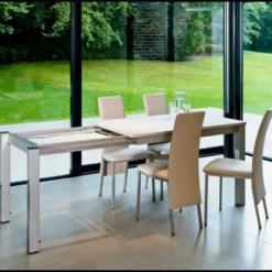 Perfecta Valencia Table de cuisine rectangulaire avec allonge><noscript><img width=