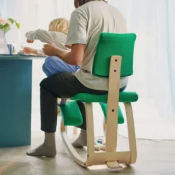Varier Variable plus Chaise de bureau ergonomique à bascule en tissu><noscript><img width=