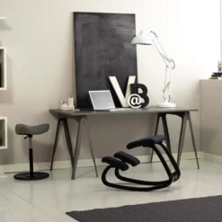 Varier Variable ® Chaise de bureau ergonomique à bascule en tissu><noscript><img width=