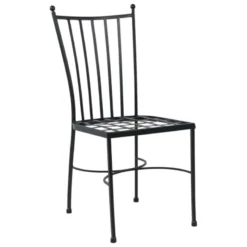 Jayso Venecia Chaise de jardin en acier style provençal> Chaise De Jardin