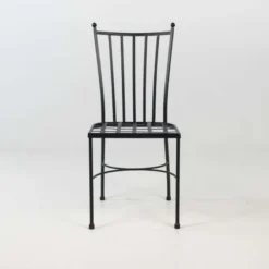 Jayso Venecia Chaise de jardin en acier style provençal><noscript><img width=