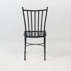 Jayso Venecia Chaise de jardin en acier style provençal><noscript><img width=