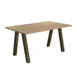 Perfecta Veneto Table moderne rectangulaire en stratifié avec pieds obliques><noscript><img width=