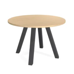 Perfecta Veneto Table ronde de cuisine en stratifié><noscript><img width=