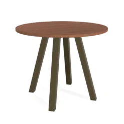 Perfecta Veneto Table snack ronde de cuisine en stratifié><noscript><img width=