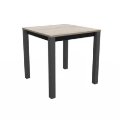 Perfecta Verona Table snack carrée belge en stratifié pieds en métal> Table De Cuisine