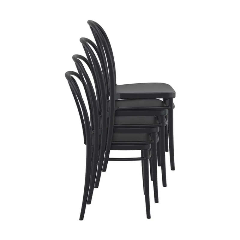 Victor Chaise bistrot en polypropylène empilable> Chaise De Cuisine