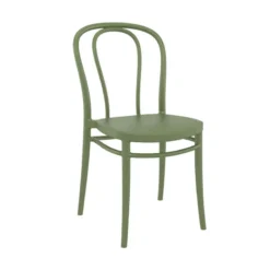 Victor Chaise de jardin bistrot empilable en polypropylène> Chaise De Jardin