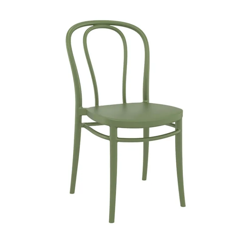 Victor Chaise de jardin bistrot empilable en polypropylène> Chaise De Jardin
