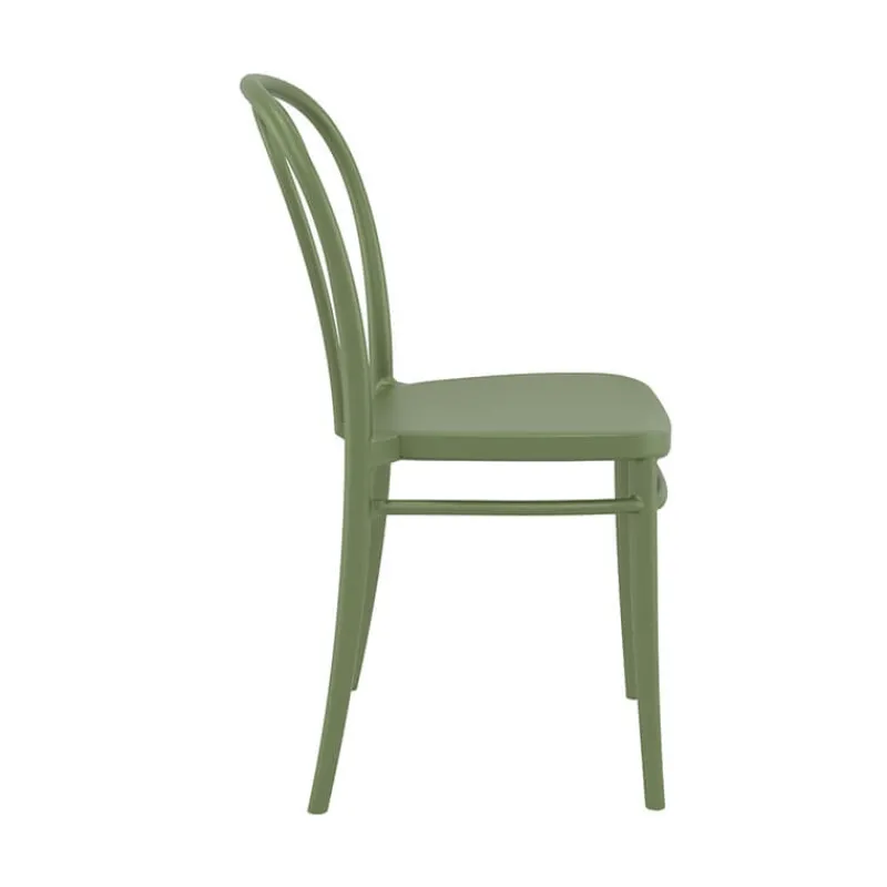 Victor Chaise de jardin bistrot empilable en polypropylène> Chaise De Jardin
