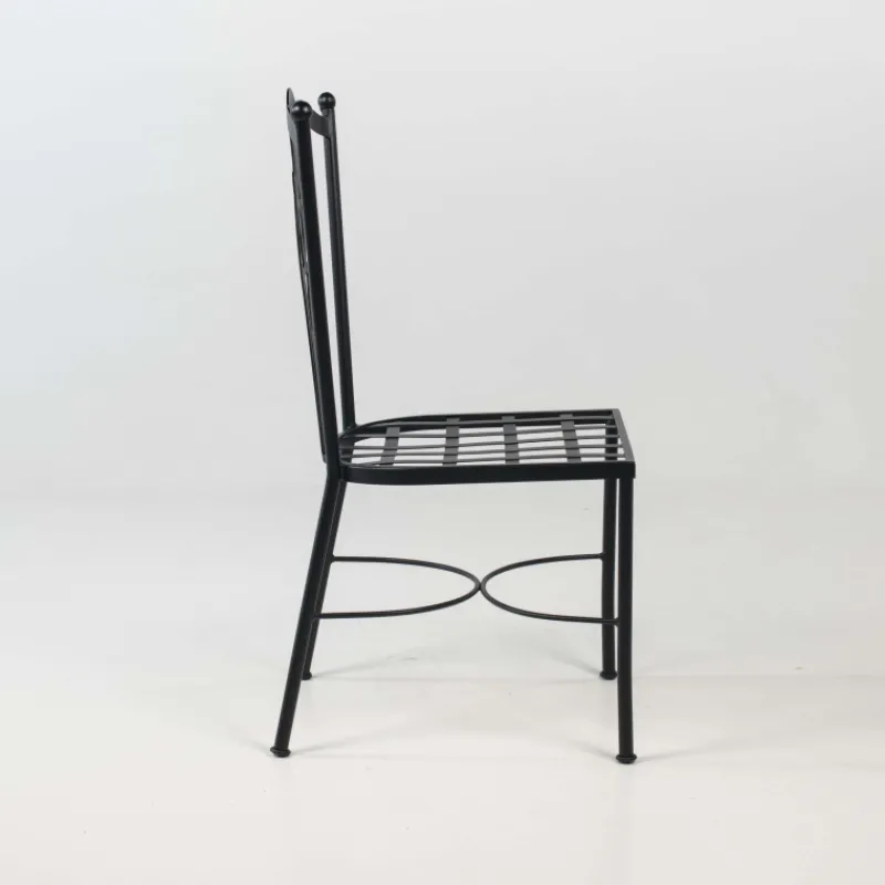 Jayso Viena Chaise provençale en métal> Chaise De Salle à Manger