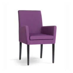 Mobitec Vigo ® Fauteuil de salon en bois et tissu> Chaise De Salle à Manger|Chaise Salon