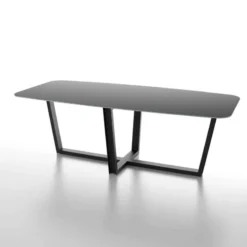 Dexo Viktor Table en céramique design forme tonneau avec pieds modernes> Table De Salle à Manger