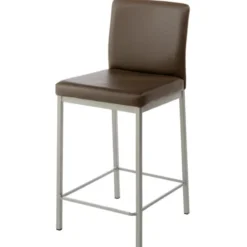 Perfecta Villa Tabouret snack rembourré en simili et métal><noscript><img width=