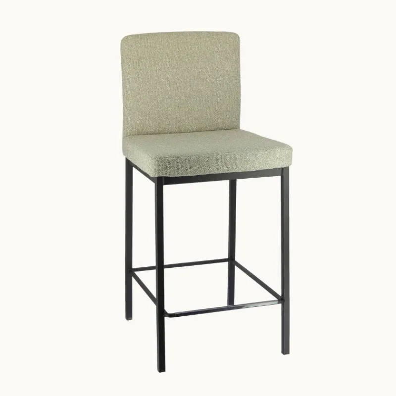 Perfecta Villa Tabouret snack tissu avec pieds en métal> Tabouret Snack (assise +/- 65 Cm)|Tabouret De Bar (assise +/- 80 Cm)