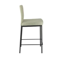 Perfecta Villa Tabouret snack tissu avec pieds en métal><noscript><img width=