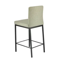 Perfecta Villa Tabouret snack tissu avec pieds en métal><noscript><img width=
