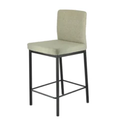 Perfecta Villa Tabouret snack tissu avec pieds en métal><noscript><img width=