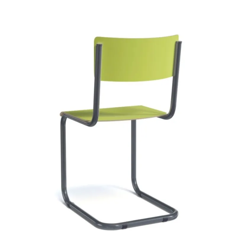 Perfecta Vintage Chaise rétro style écolier avec pieds en luge> Chaise De Cuisine