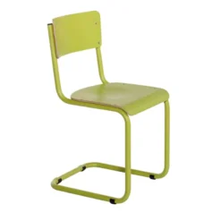 Perfecta Vintage Chaise rétro style écolier avec pieds en luge><noscript><img width=