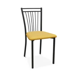 Perfecta Viva Chaise contemporaine en métal et en tissu fabriquée en Belgique> Chaise De Salle à Manger