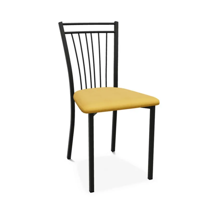 Perfecta Viva Chaise contemporaine en métal et en tissu fabriquée en Belgique> Chaise De Salle à Manger