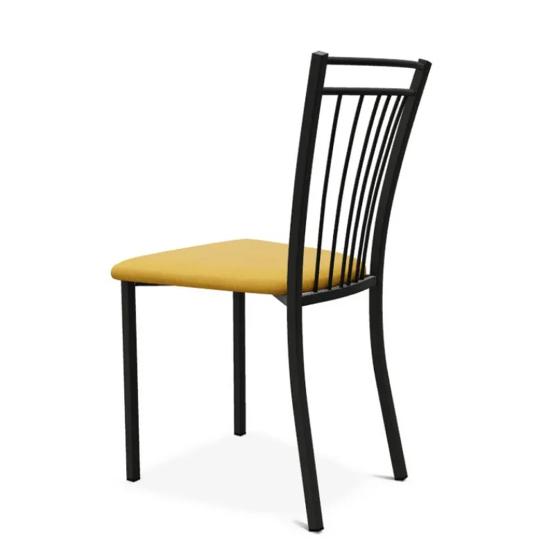 Perfecta Viva Chaise contemporaine en métal et en tissu fabriquée en Belgique> Chaise De Salle à Manger