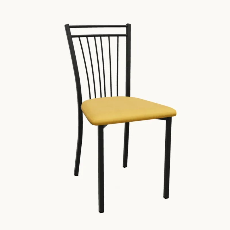 Perfecta Viva Chaise contemporaine en métal et en tissu fabriquée en Belgique> Chaise De Salle à Manger