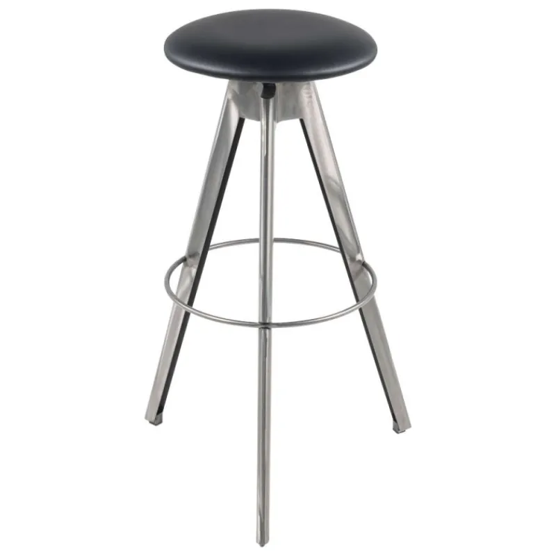 Carrier Vérone ® Tabouret de bar pivotant sans dossier en synthétique et métal> Tabouret De Bar (assise +/- 80 Cm)