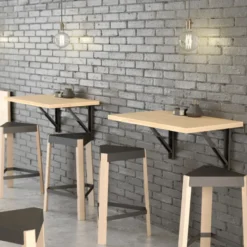 Cancio Vulcano Table murale rabattable en stratifié ou mélaminé><noscript><img width=