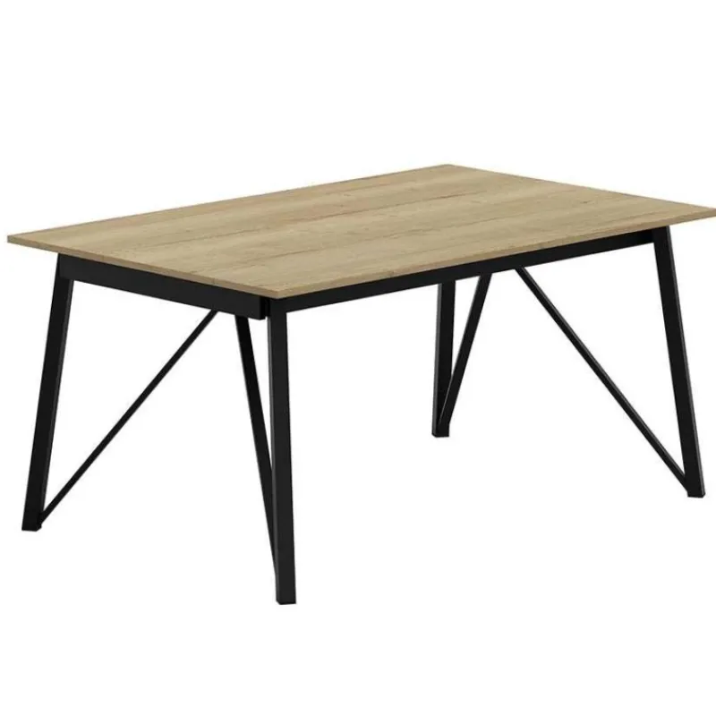 Perfecta Wacko Table design industriel extensible avec pieds en métal> Table De Salle à Manger