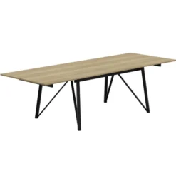 Perfecta Wacko Table design industriel extensible avec pieds en métal> Table De Salle à Manger