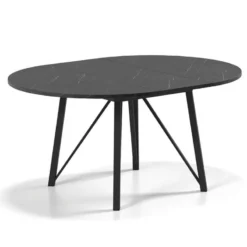 Perfecta Wacko 2.0 Table ronde moderne extensible à pieds métalliques><noscript><img width=