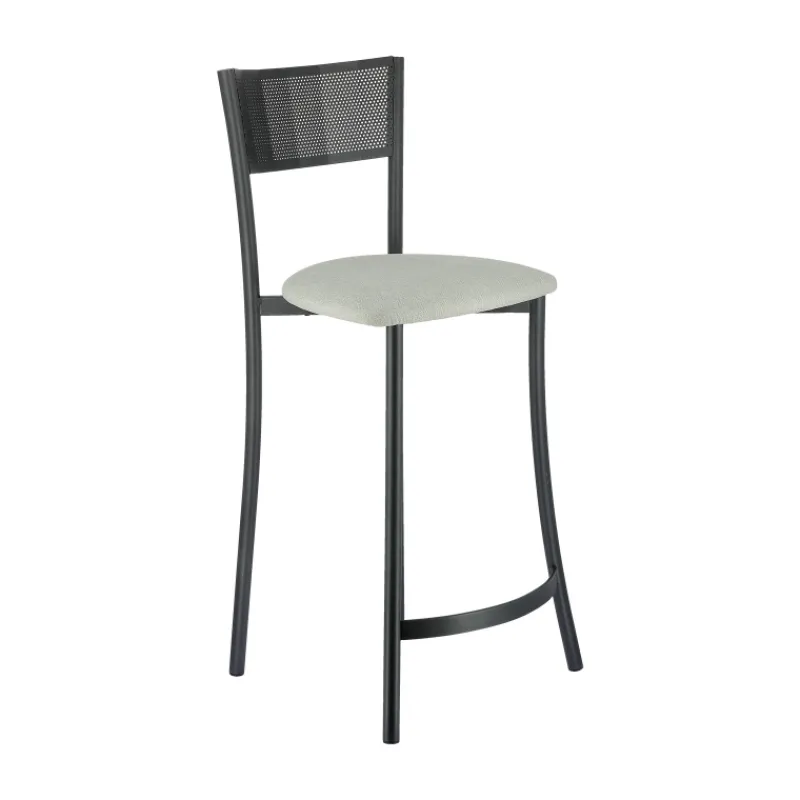 Carrier Wasabi ® Tabouret haut assise en tissu et structure en métal fabrication française> Tabouret Snack (assise +/- 65 Cm)|Tabouret De Bar (assise +/- 80 Cm)