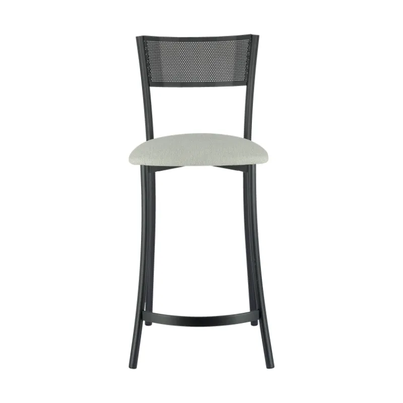 Carrier Wasabi ® Tabouret haut assise en tissu et structure en métal fabrication française> Tabouret Snack (assise +/- 65 Cm)|Tabouret De Bar (assise +/- 80 Cm)