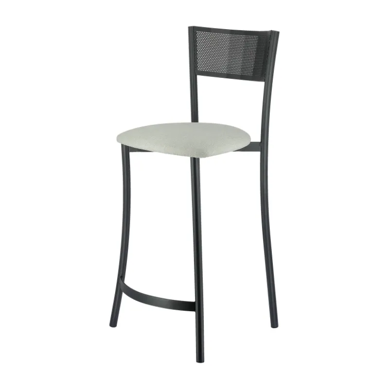 Carrier Wasabi ® Tabouret haut assise en tissu et structure en métal fabrication française> Tabouret Snack (assise +/- 65 Cm)|Tabouret De Bar (assise +/- 80 Cm)