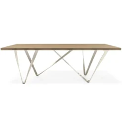Tomasella Wave Table design rectangulaire avec pied en métal><noscript><img width=